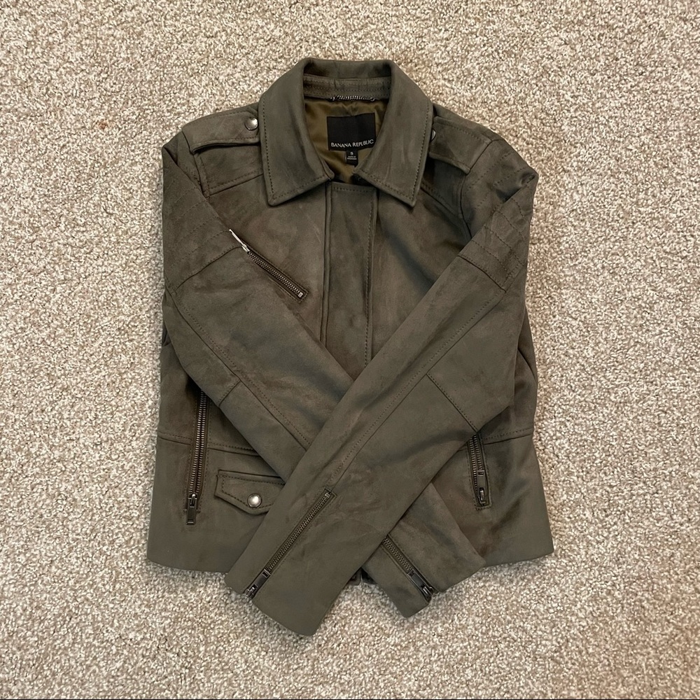 Banana Republic Faux Suede Jacket